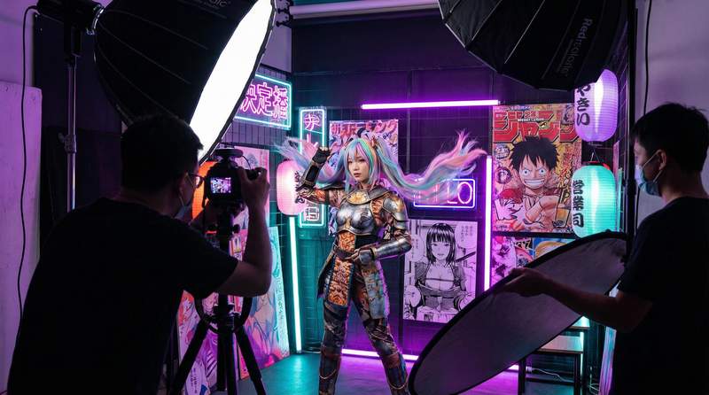 今日事件动漫cosplay视频拍摄